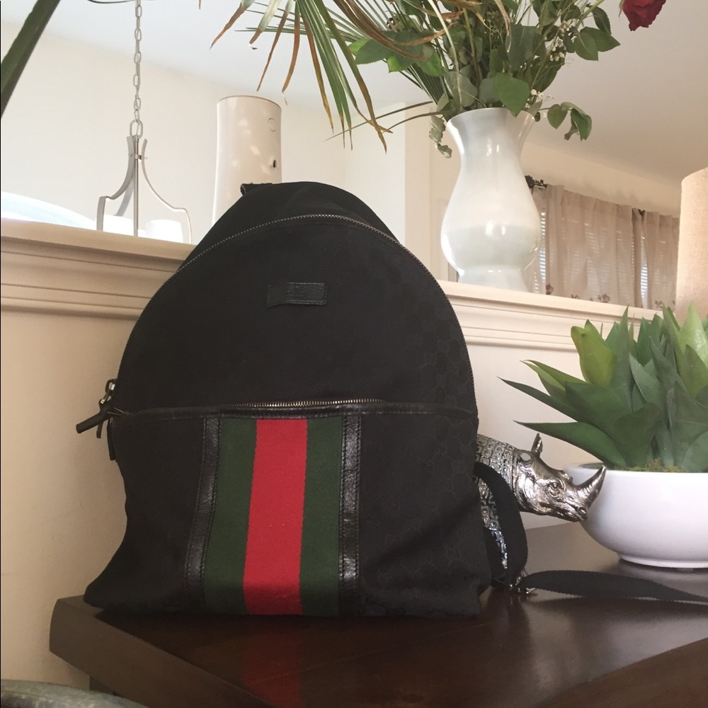 A Gucci backpack